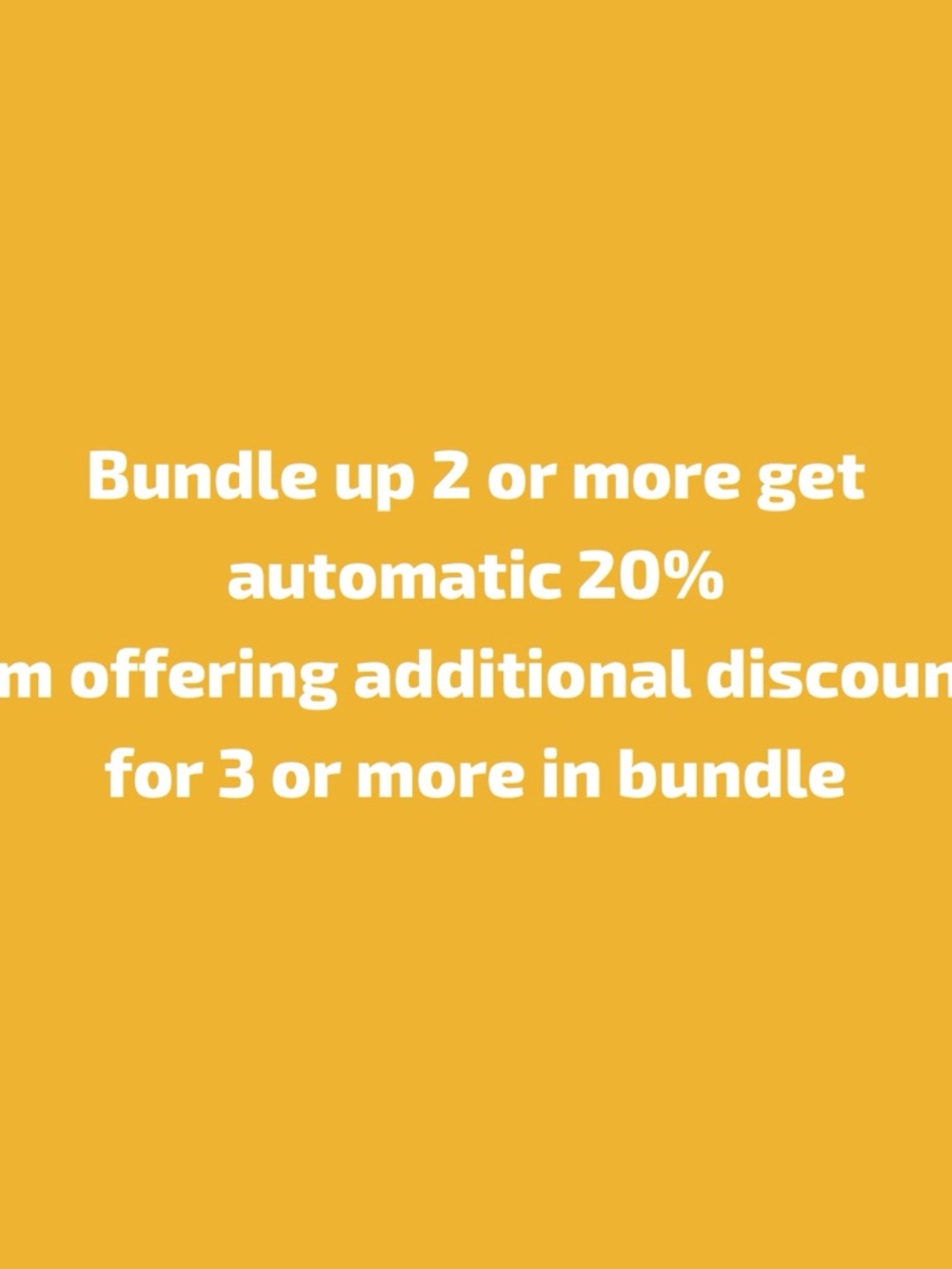 Bundle Offer